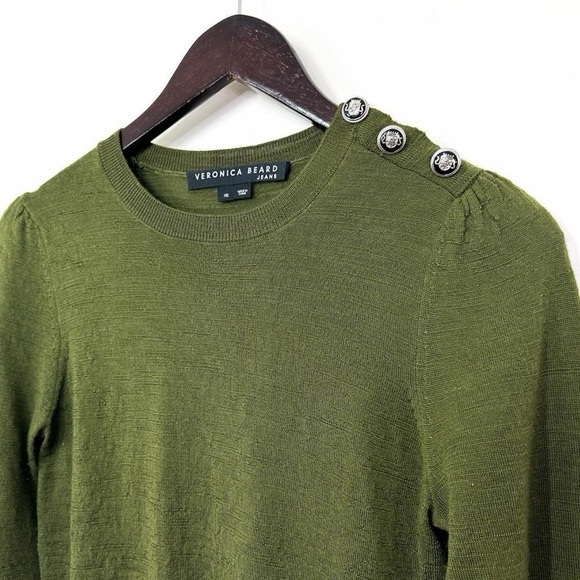 Veronica Beard Sweater with Button Detail - Picture 2 of 7